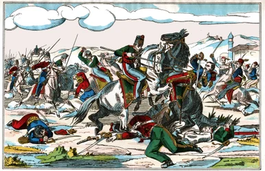 ロシア・トルコ戦争。(イラスト、1880年頃)