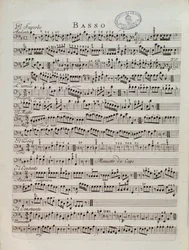 カール・ディッターズ・フォン・ディッターズドルフの「周期交響曲」の楽譜のページです。