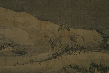 雪景色、1368年から1644年の間（墨、絹）
