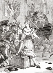 1792年、スウェーデン、ストックホルムの仮面舞踏会におけるヤコブ・ヨハン・アンカーストレムによるグスタフ3世暗殺