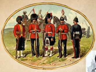 英国陸軍のタイプ（1890年頃