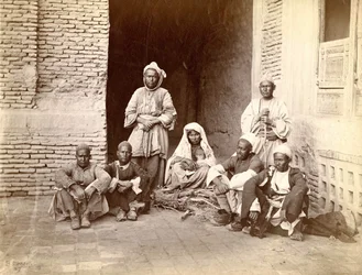 アフガニスタンの家族（19世紀後半