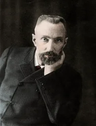 フランスの物理学者ピエール・キュリー - ピエール・キュリー（1859-1906）の肖像画。