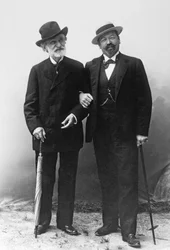 イタリアの作曲家ジュゼッペ・ヴェルディ（1813-1901）と、テノール歌手フランチェスコ・タマーニョ（1850-1905）が19世紀末にモンテカティーニで共演した。