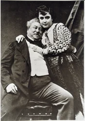アレクサンドル・デュマ・ペール（1802-1870）とその愛人の肖像