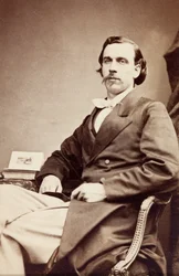 アラン・フォリの肖像、1860年頃（モノクロ写真）