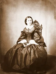 ロベルト・シューマンの妻、クララ・シューマン（1819〜1896）の肖像。