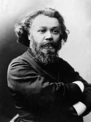 フランスの詩人・政治家であるクロヴィス・ユーグ（1851-1907）の肖像。