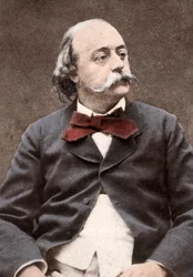 イギリスの作家Gustave Flaubert（1821-1880）の肖像