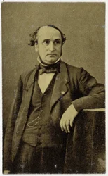 1854年のFrédéric Sauvageの肖像。フランスの発明家（1786 - 1857）。