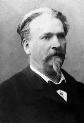 フランスの詩人・作家であるフレデリック・ミストラル（1830-1914）の肖像。