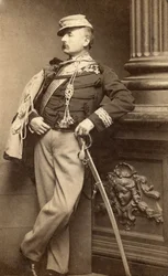 イタリア系フランス人の医師・政治家であるジャック・アレキサンドル・ビクシオ（1808～1865年）の肖像。