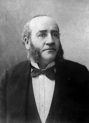サン・ルイ病院の外科医、ジュール・エミール（Jules-Emile）・ペアン（1830-1898）の肖像。
