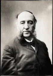 ジュール・フェリー (1832-1893)、フランスの政治家の肖像。