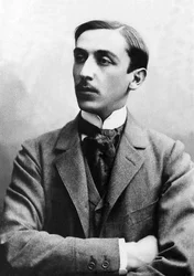 フランスのエッセイスト、小説家、政治家であるモーリス・バレス（1862-1923）の肖像。
