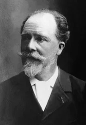 フランスの画家、ピエール・ポール・レオン・グレイズ（1842-1932）の肖像。