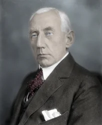 ロアルド・アムンセン（1872～1928）の肖像。