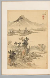 風景、1815年。
