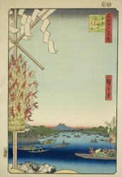 浅草 理ヴェｒ、 Ｇレアｔ 理ヴェｒ版ｋ、 宮と 理ヴェｒ （浅草川 お川端 宮戸川）、 ｆろｍ テェ セリエｓ ”尾根 分ｄレｄ ファもうｓ ヴィエｗｓ おｆ 江戸 （名所 江戸 百景）”