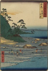 1853年12月、エチュー州富山のボートブリッジ