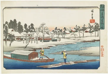 1832-1839年のマサキでの雪の後の晴天