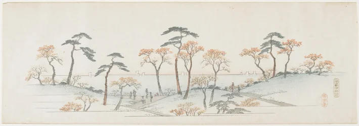 海安寺の紅葉、1837-1844