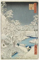 1856年4月、目黒のドラムブリッジとサンセットヒル