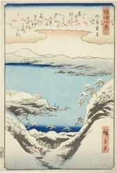 連載「比良の夕雪」より 比良の夕雪（ひらぼうせつ）