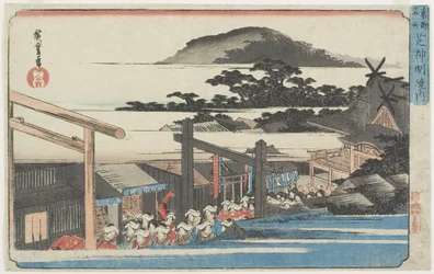 1832-1834芝神明神社の地
