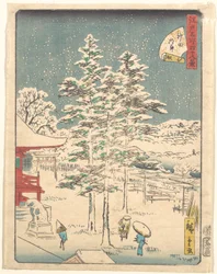 神田寺の雪