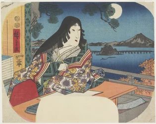 石山寺の紫式部、1847-1848年