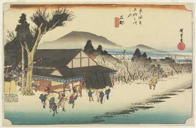 Megawa Village, Ishibe, c. 1833
