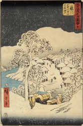 第38図 藤川の中山村、1855年7月