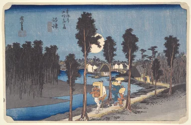 東海道五十三次 沼津黄昏