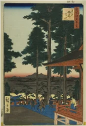 王子稲荷神社（名所江戸百景より