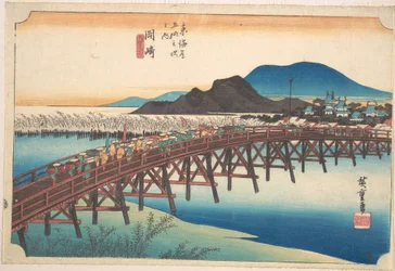 岡崎、天神の橋