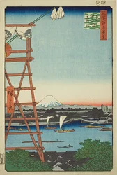 名所江戸百景」シリーズ第5弾「両国回向院元柳橋