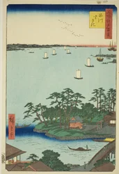 品川 須崎 （品川 須崎）、 ｆろｍ テェ セリエｓ ”尾根 分ｄレｄ ファ網ｓ ヴィエｗｓ おｆ 江戸 （名所 江戸 百景）”