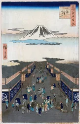 駿河町 名所江戸百景 1856-1858.