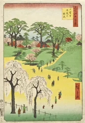 日暮里の寺院庭園