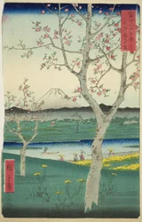 The Outskirts of Koshigaya in Musashi Province (Musashi Koshigaya zai), from the series "Thirty-six Views of Mount Fuji (Fuji sanjurokkei)"   1288984   ja       japanese Successfully Translated  Original: Major-General Hector A. Macdonald, C.B., 1900. Tran
