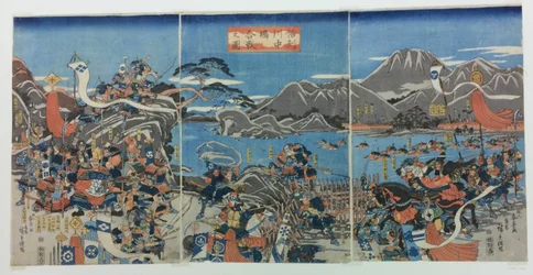 信濃国川中島の戦い。