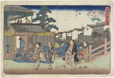 Umegawa at Yanagibashi in Ryo_goku, c. 1835-1842