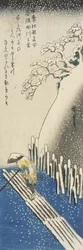 冬：雪の隅田川