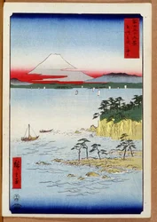 富嶽三十六景 歌川広重の版画