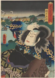 松の船頭松右衛門 八景の表象（オブジェに連載タイトル）