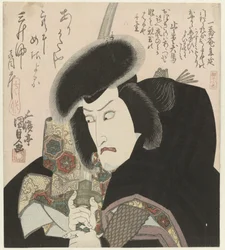 武士の胸像