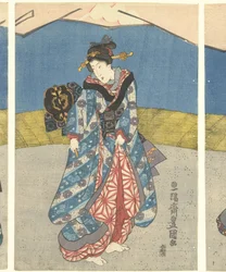 闘鶏の美女たち