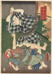九七に殺された清兵衛。