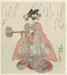 酒甕を持つ女性 葛飾歌人会四重臣 葛飾四天王（連載タイトル）